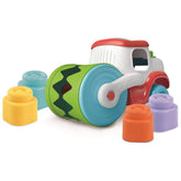 Clementoni - Juguetes de Actividad para Bebés Soft-Clemmy-Touch-and-Play-Road-Roller-Sensoriales